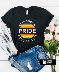 Starbucks Pride Coffe 1971 t shirt