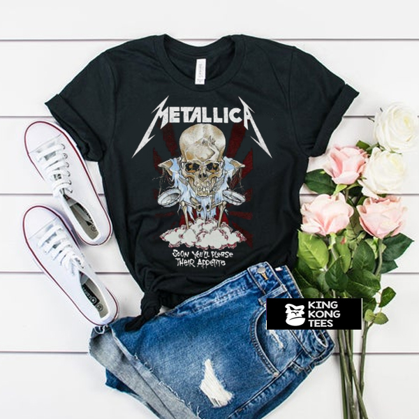 metallica soon you'll please appetite t shirt black