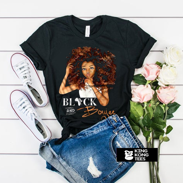 Black And Boujee African Girl t shirt