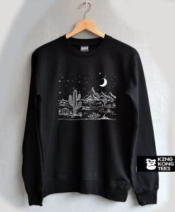 Desert starry night sweatshirt