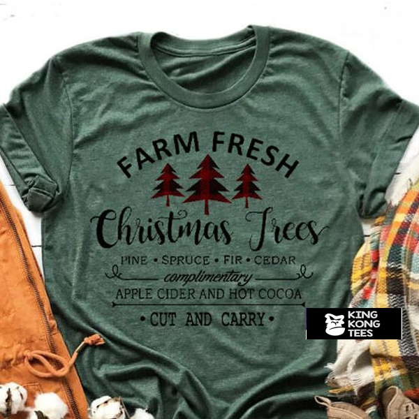 Farm Fresh Christmas t shirt