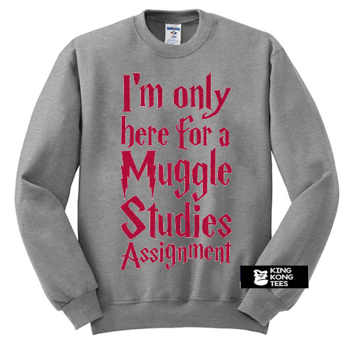 I'm Only Here For A Muggle Studies Assignment sweatshirt