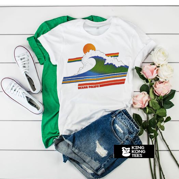 Retro Ocean Pacific t shirt