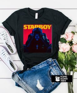 THE WEEKND STARBOY ALBUM COVER t shirt