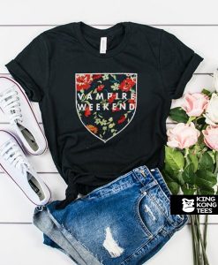 Vampire Weekend Shield Roses t shirt