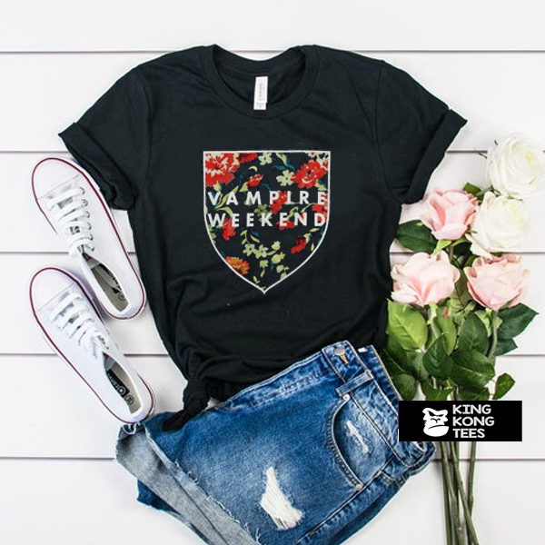 Vampire Weekend Shield Roses t shirt