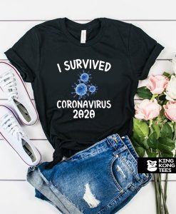 i survived corona virus 2020 t shirt