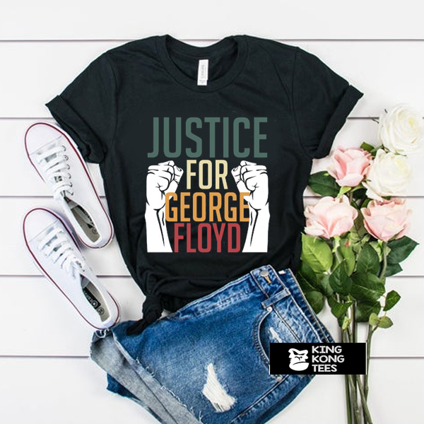 justice for george floyd t shirt