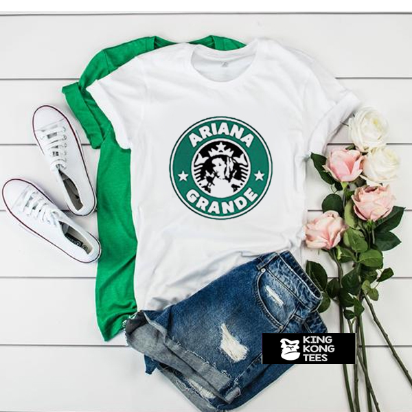 Ariana Grande Starbucks Logo t shirt