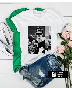 Audrey Hepburn Sunglasses Breakfast at Tiffany t shirt