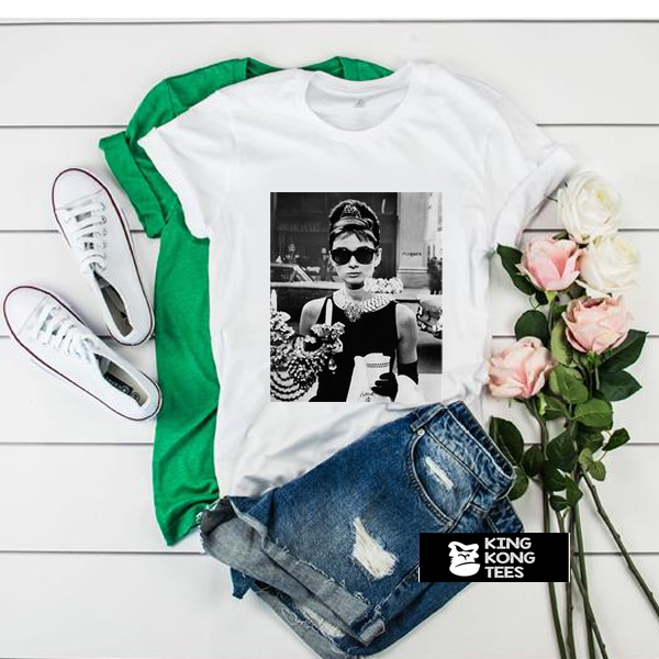 Audrey Hepburn Sunglasses Breakfast at Tiffany t shirt