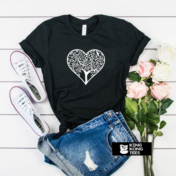 Heart Tree t shirt