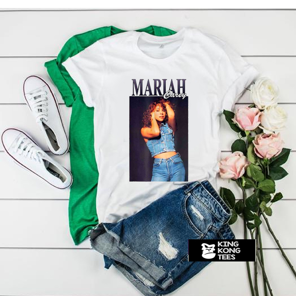 Mariah Carey In Jeans t shirt