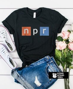 National Public Radio NPR logo t shirt