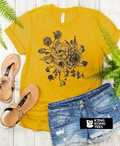 Nature Wildflower t shirt