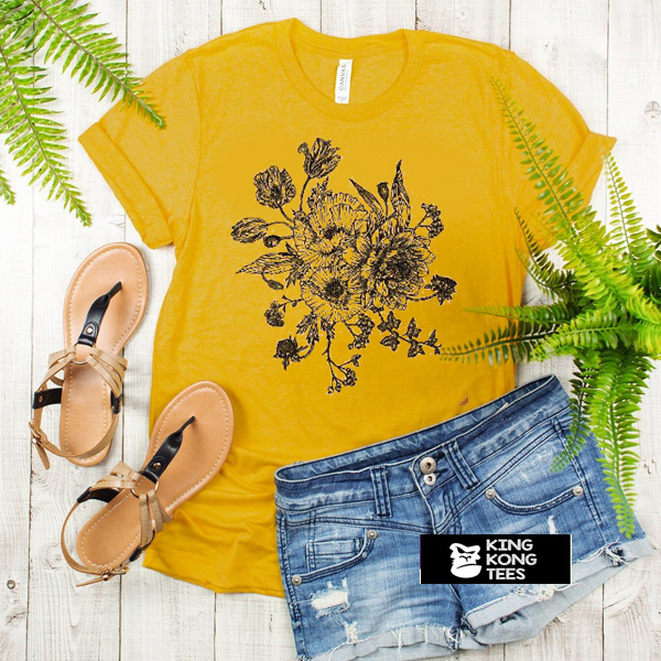 Nature Wildflower t shirt