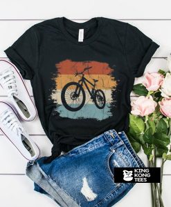 Retro Vintage Biking MTB Mountain-Bike t shirt