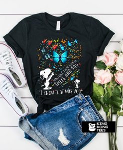 Snoopy Butterfly t shirt