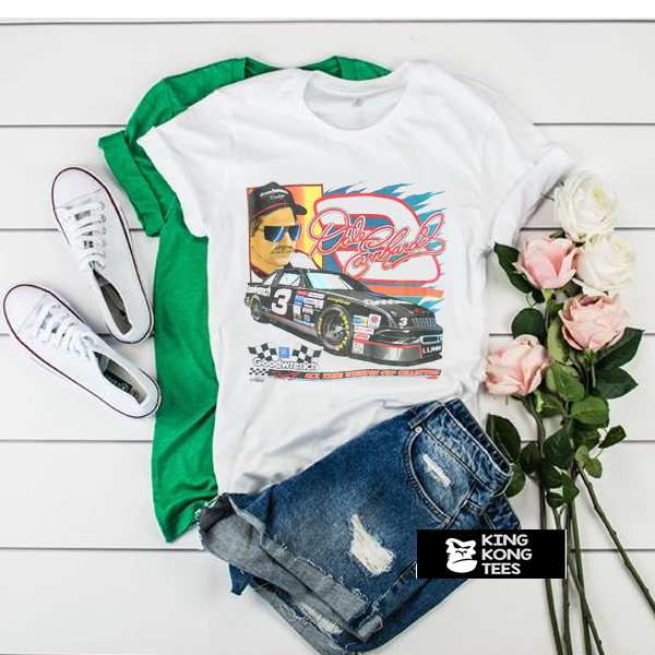 Vintage 90s Dale Earnhardt NASCAR Racing t shirt