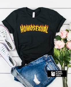 Homosexual Thrasher Flame t shirt