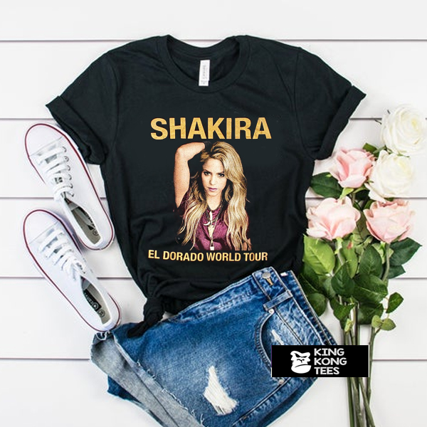 SHAKIRA ELDORADO WORLD TOUR T SHIRT