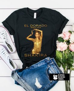 SHAKIRA El Dorado World Tour 2018 t shirt