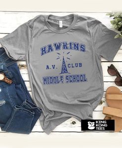 Stranger Things Hawkins Middle School t shirt