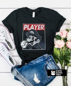 Super Mario Player Unisex Adult t shirt