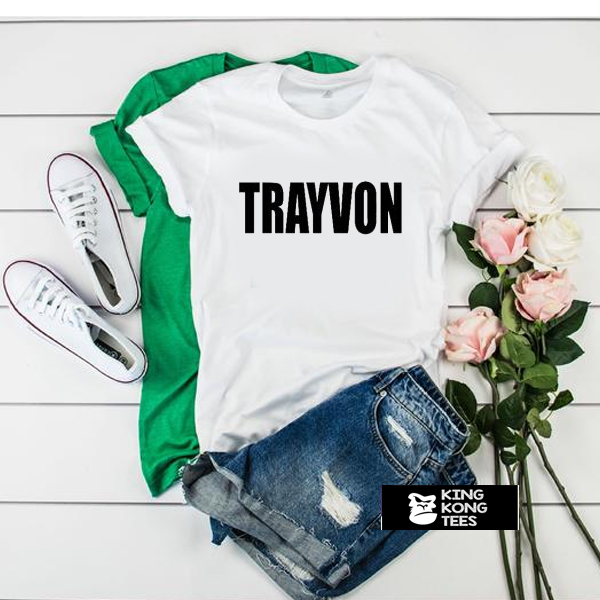 Trayvon Martin White t shirt