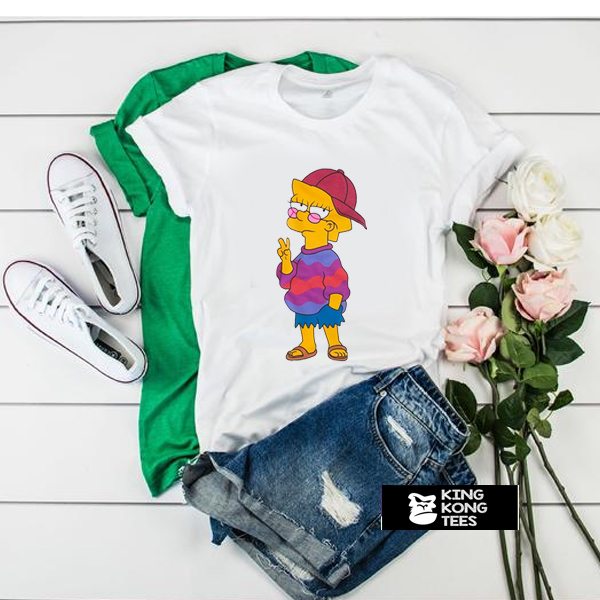 Womens The Simpsons Cool Lisa Fitted t shirt