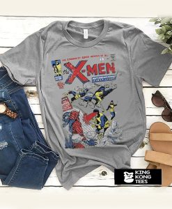 X Men Superheroes Vintage Comic Cover Marvel t shirt