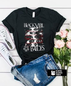 Black Veil Brides BVB 5 face eyes t shirt