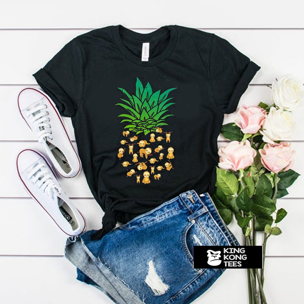 Sloth pineapple t shirt