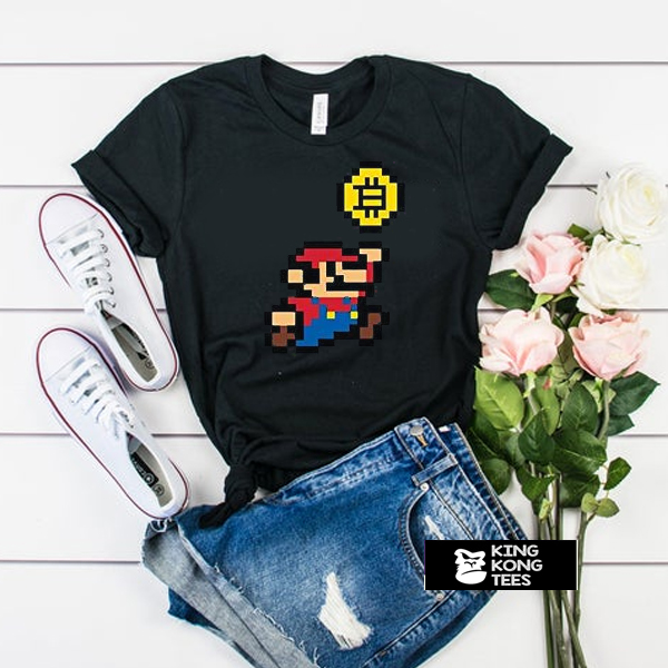 Super Mario Bitcoin t shirt