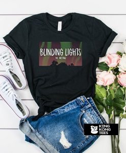 The Weeknd Blinding Lights t shirt