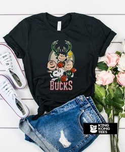 Bucks Peanuts Parody t shirt