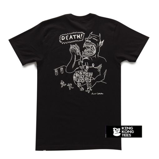 Altamont X Daniel Johnston Death t shirt back