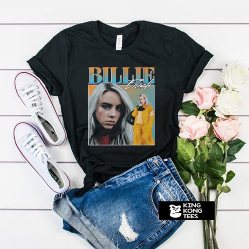 Billie Eilish 90s Vintage Black tshirt