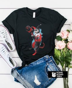 DC Comics Jenny Park Harley Cat Hot Topic Exclusive t shirt