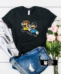 Enterprise Duo is a Super Mario Bros and Star Trek t shirt