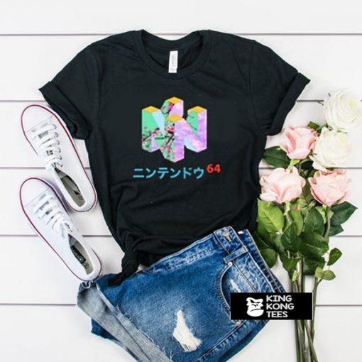 Japanese Nintendo 64 tshirt