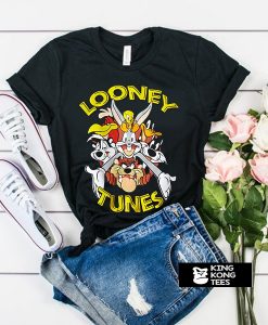 Looney Tunes character group short sleeve t shirt