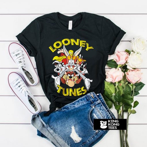 Looney Tunes character group short sleeve t shirt