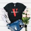 Palm angels X Vlone TEE Flames t shirt