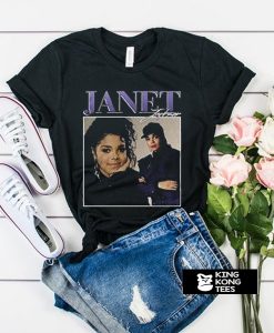 Portrait janet jackson graphic t shirt