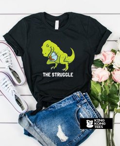 T-Rex Struggle Cute Dinosaur t shirt