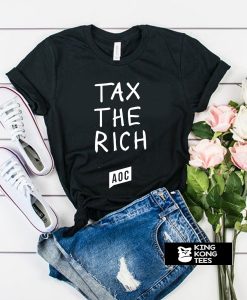 AOC Tax The Rich t shirt