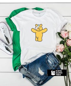 Adults White Pudsey Bear Children In Need t shirt