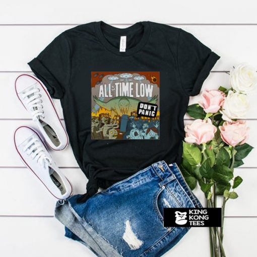 All Time Low Don't Panic t shirt