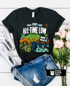 All Time Low Don't Panic tshirt